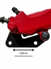 Pinça de Freio Pistão Duplo - Peças Scooter Eletrica
