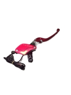 Manete C/ Burrinho 12mm Vermelha Direita - Peças Scooter Eletrica