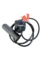Kit de Acelerador Preto Completo Modelo B - Peças Scooter Eletrica