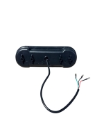 Lanterna Traseira 12v C/ Seta Redonda - Peças Scooter Eletrica