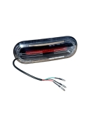 Lanterna Traseira 60v C/ Seta Redonda - Peças Scooter Eletrica