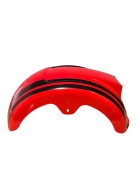 Conjunto Para-Lamas Vermelho Preto Refletivo - Peças Scooter Eletrica