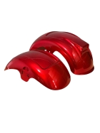 Conjunto Para-lamas Vermelho Refletivo - Peças Scooter Eletrica